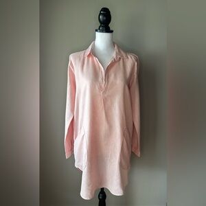 Uncle Frank Pink Long Sleeve Tunic Dress Size S